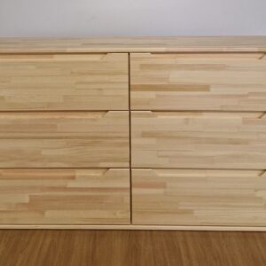 Dabīgās Priedes Masīvkoka Kumode “Amata2” M