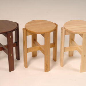 Dabīgās Priedes Masīvkoka Taburete