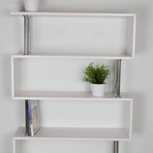 Dabīgās Priedes Masīvkoka Zig-Zag Plaukts “Amata ”