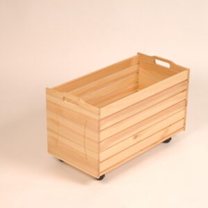 Dabīgās Priedes Masīvkoka Bērnu Mantu Kaste